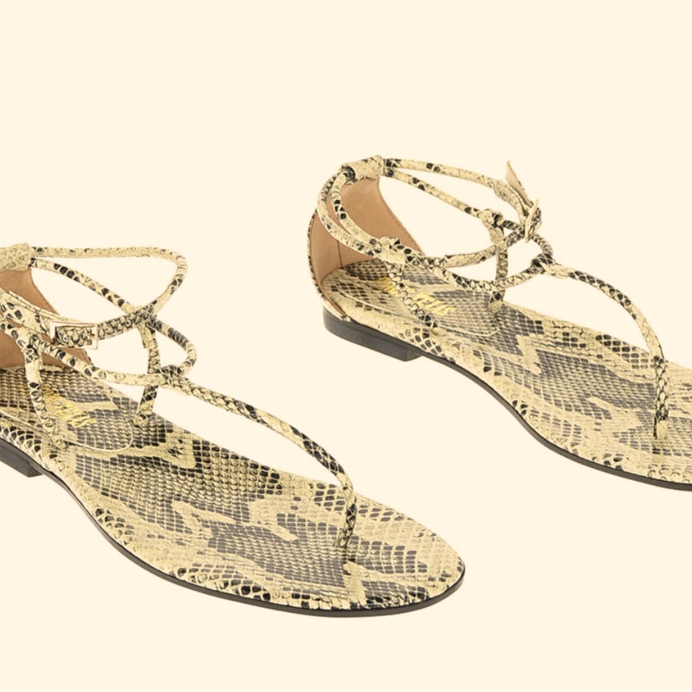 Beautiful Italian made Paris Texas sandals